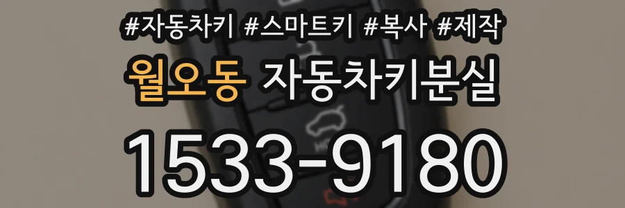월오동 자동차키분실