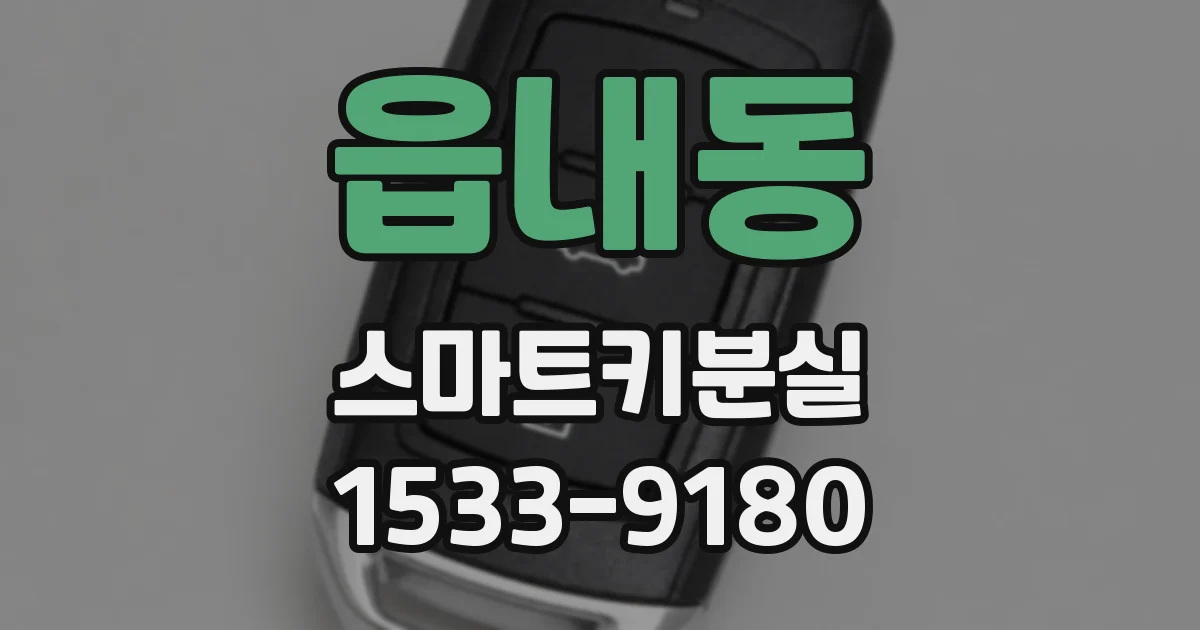 읍내동 스마트키분실