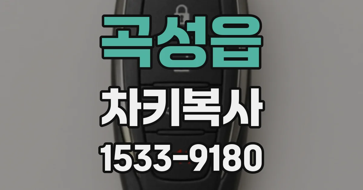 곡성읍 차키복사