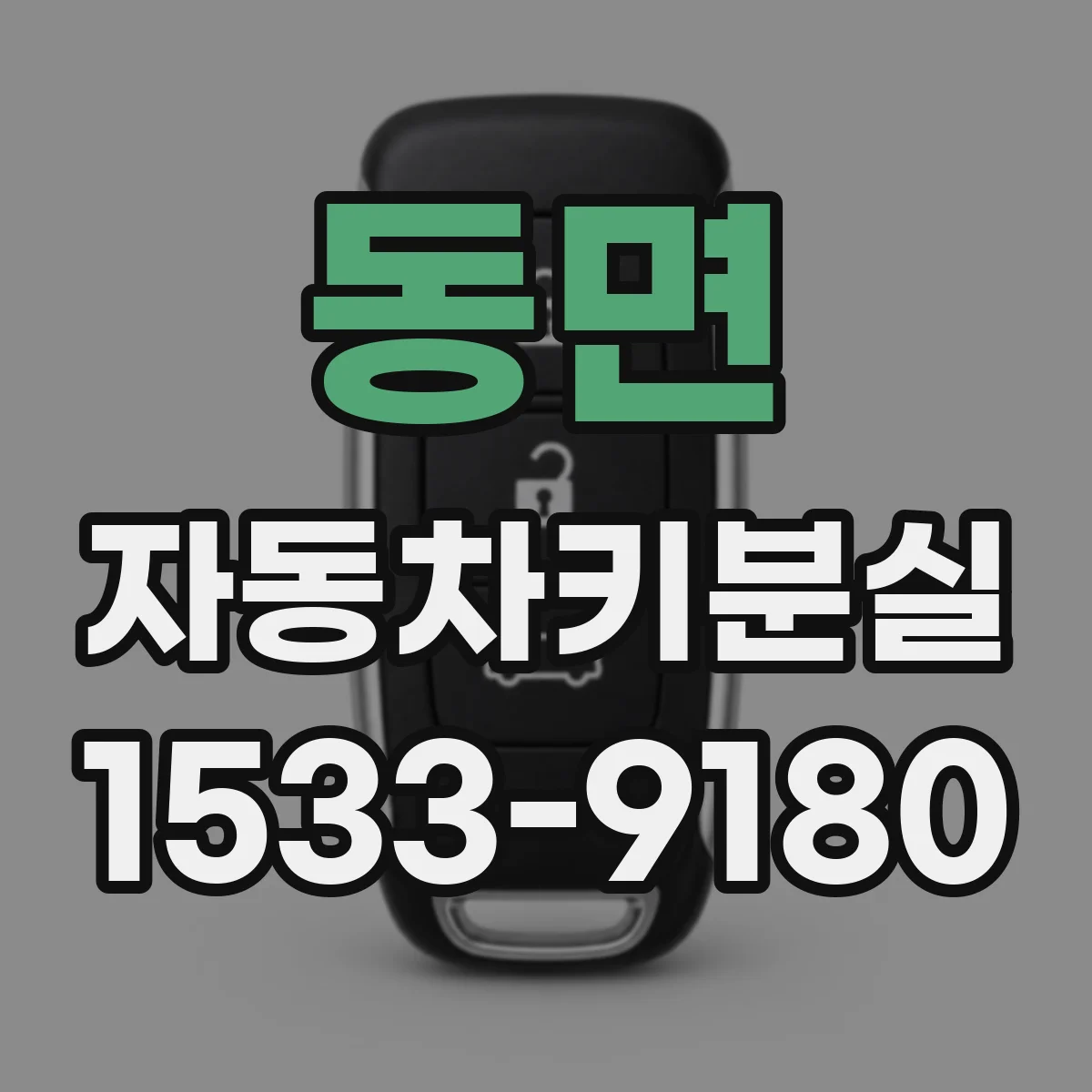 동면 자동차키분실