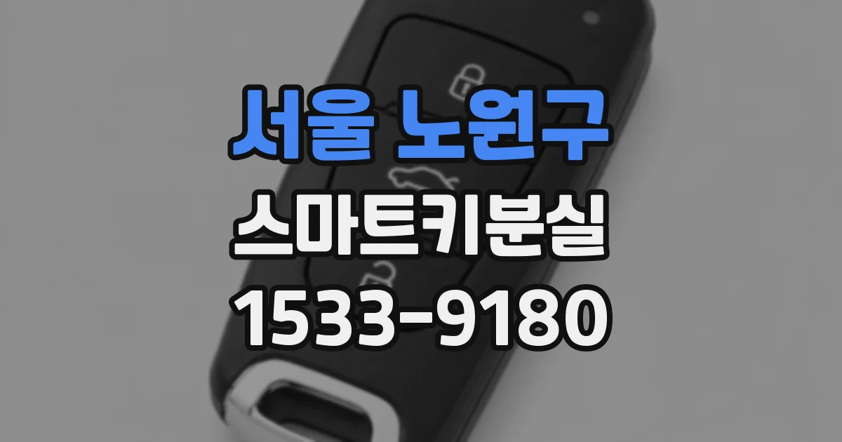 서울 노원구 스마트키분실