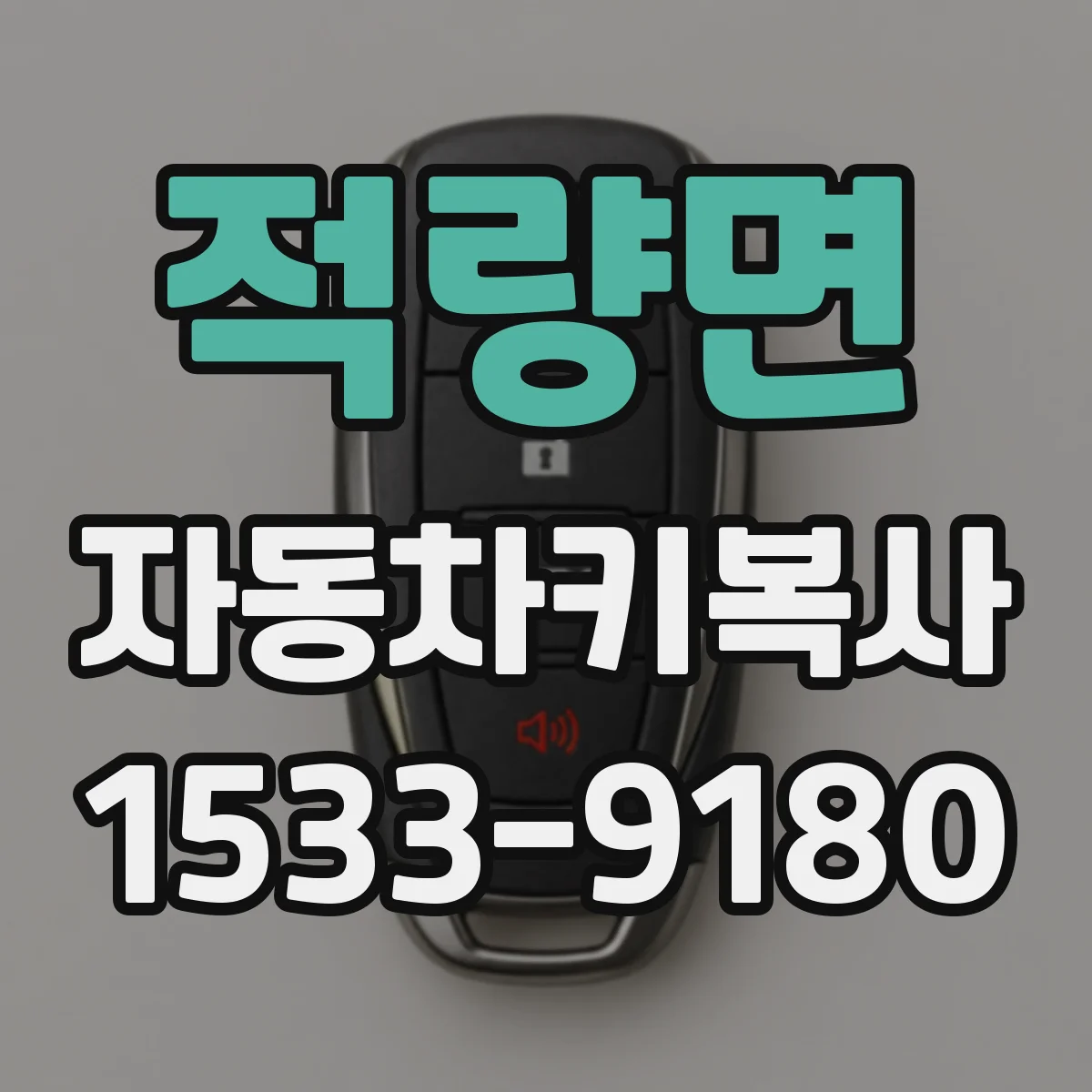 적량면 자동차키복사