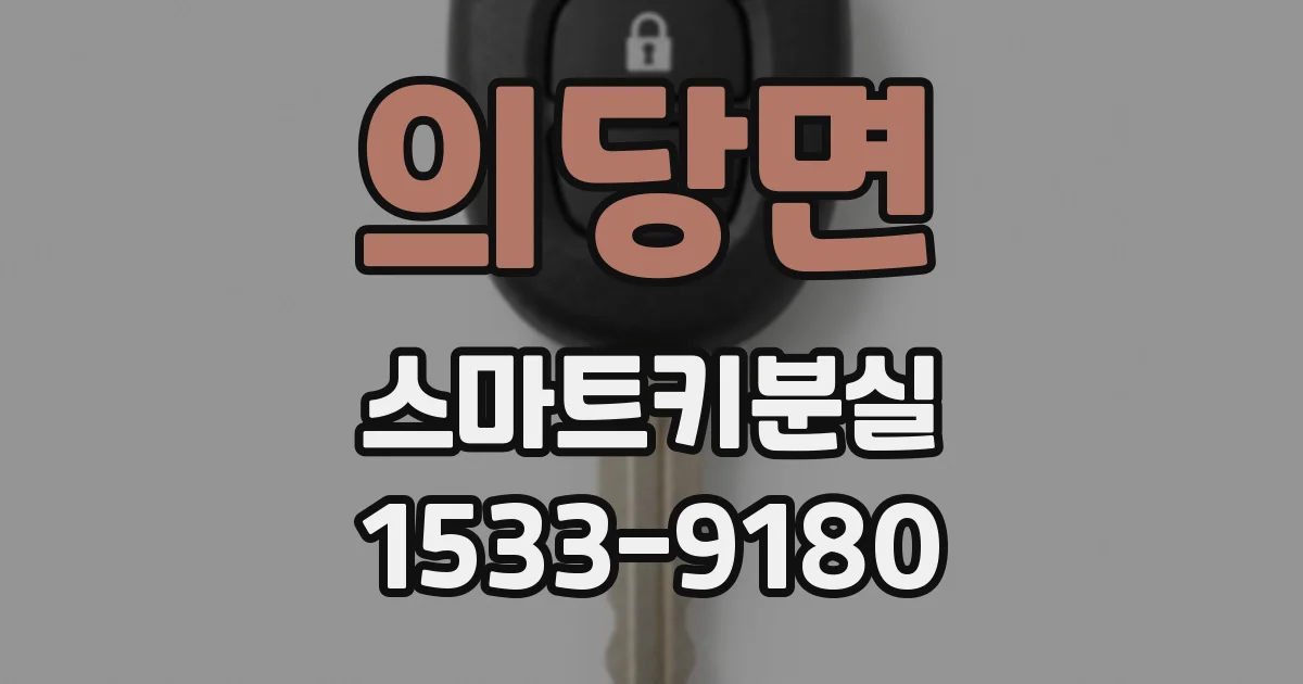 의당면 스마트키분실