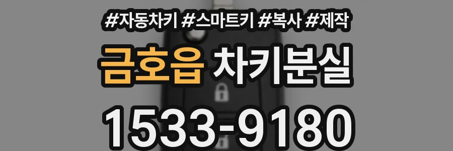 금호읍 차키분실