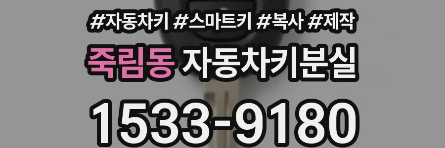 죽림동 자동차키분실