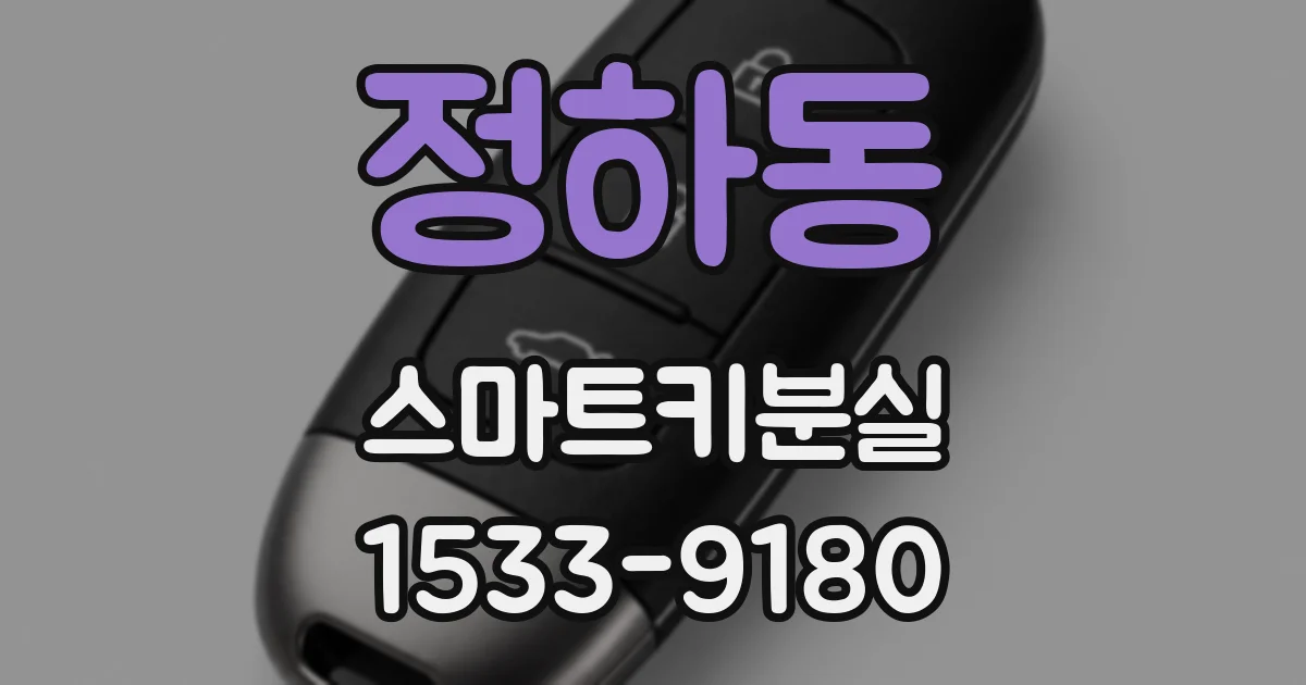 정하동 스마트키분실