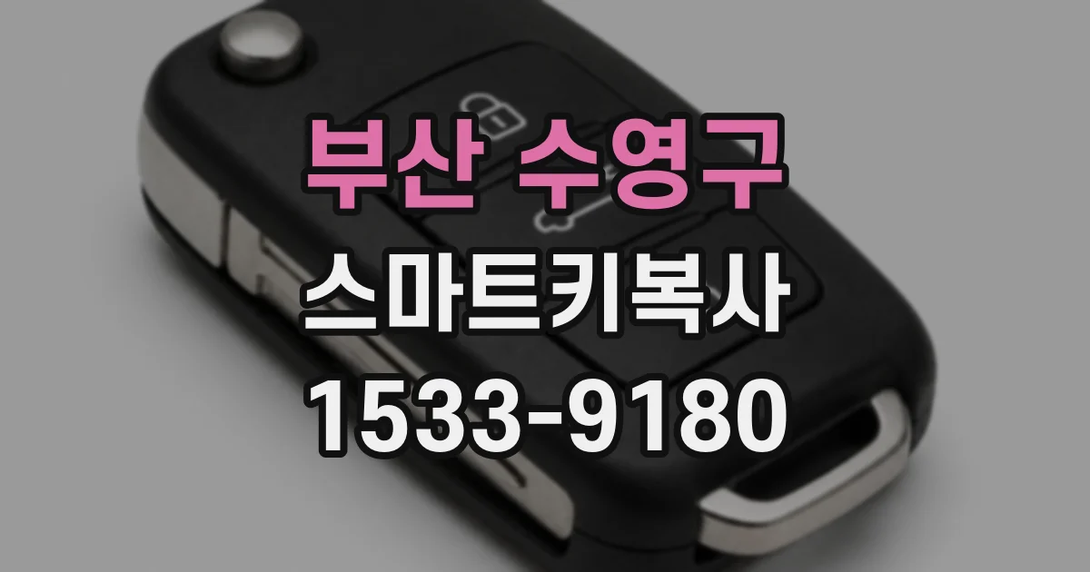 부산 수영구 스마트키복사