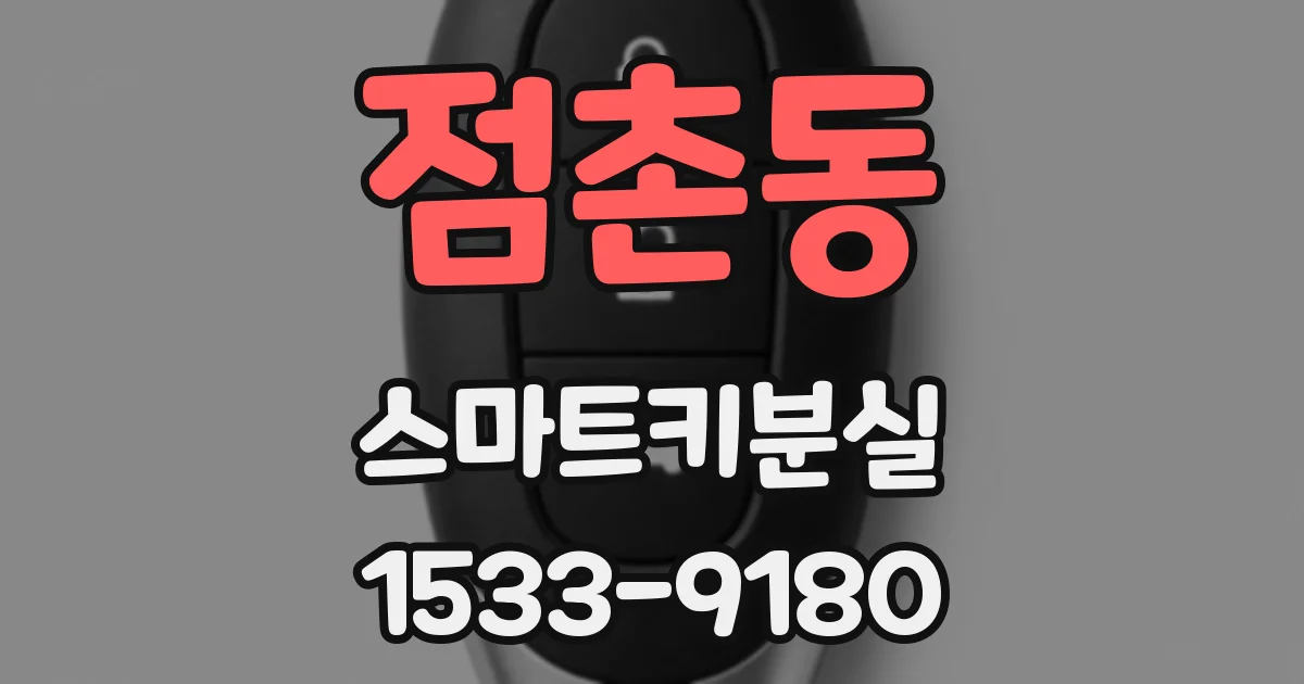 점촌동 스마트키분실