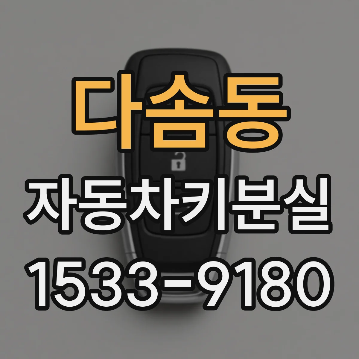 다솜동 자동차키분실