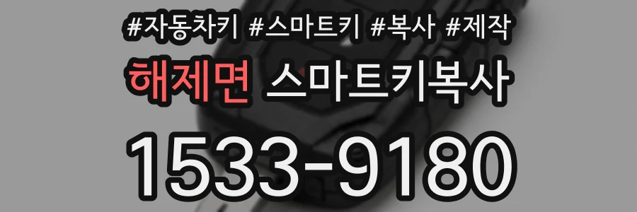 해제면 스마트키복사