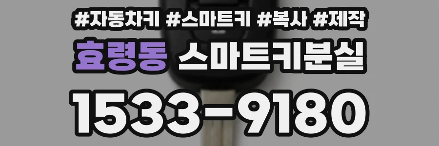 효령동 스마트키분실