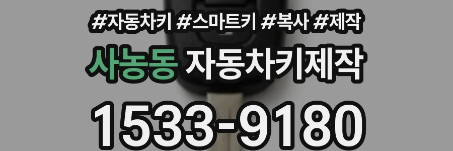 사농동 자동차키제작