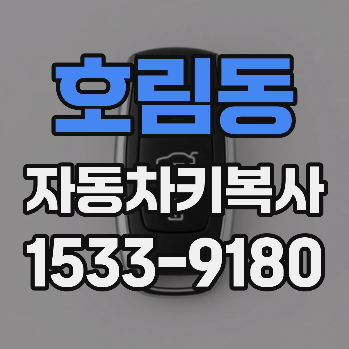 호림동 자동차키복사