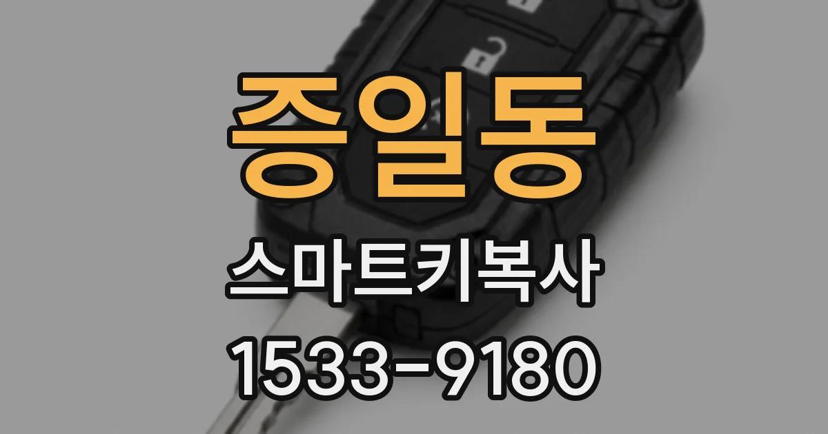 증일동 스마트키복사