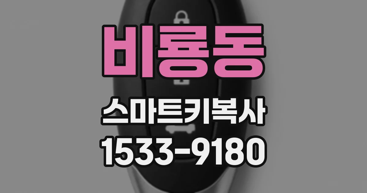 비룡동 스마트키복사