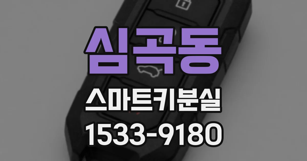 심곡동 스마트키분실
