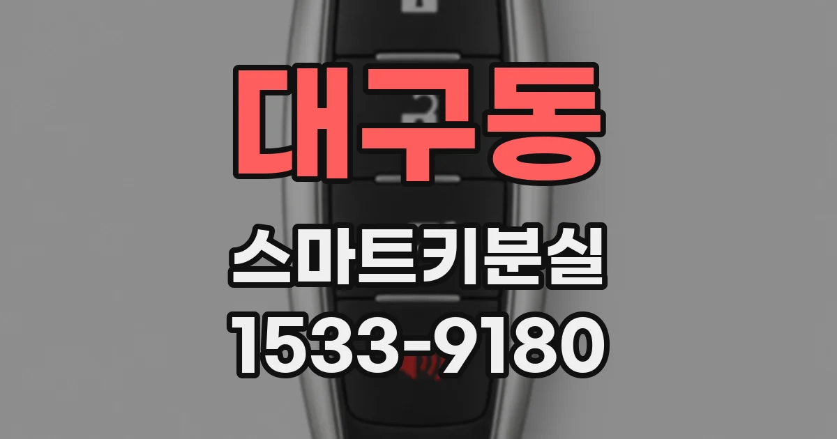 대구동 스마트키분실