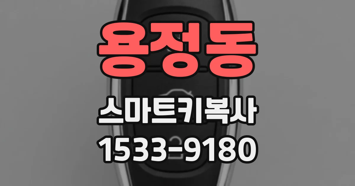 용정동 스마트키복사