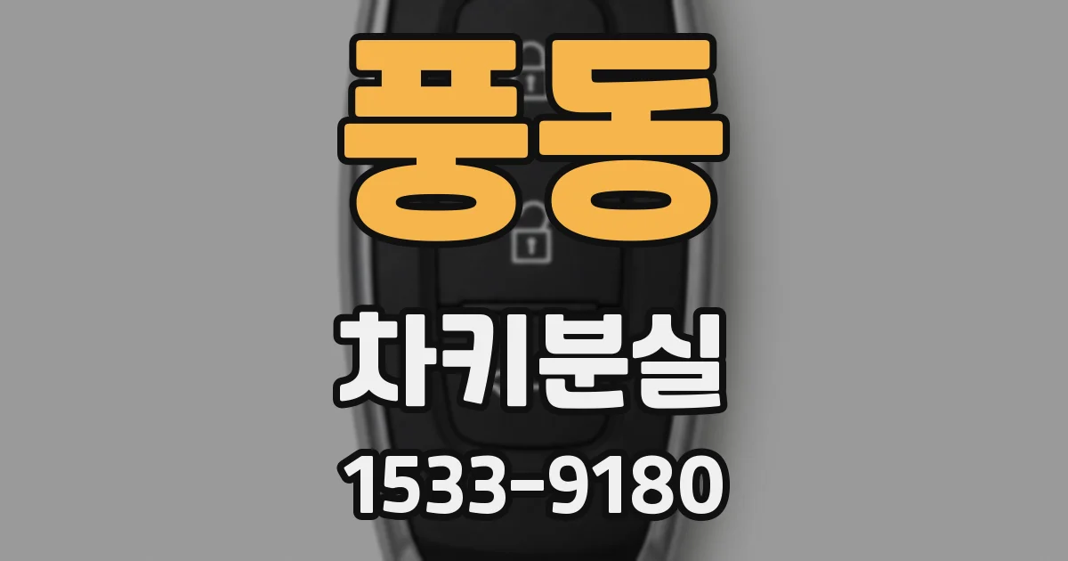 풍동 차키분실