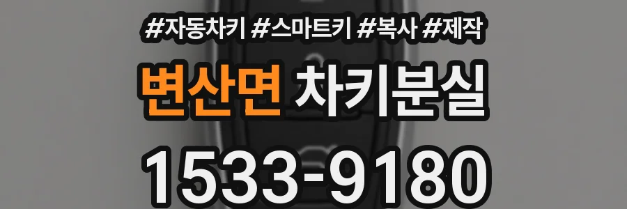 변산면 차키분실