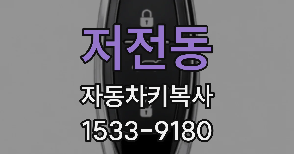 저전동 자동차키복사