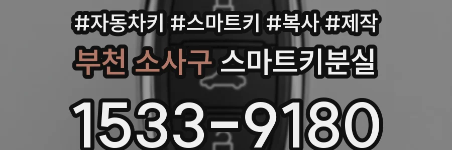 부천 소사구 스마트키분실