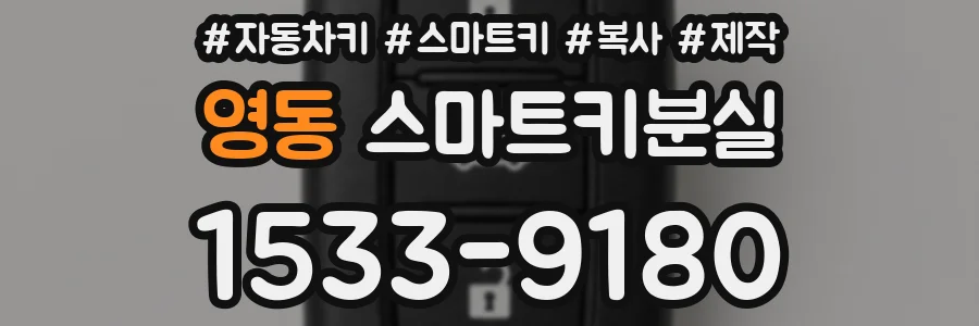 영동 스마트키분실