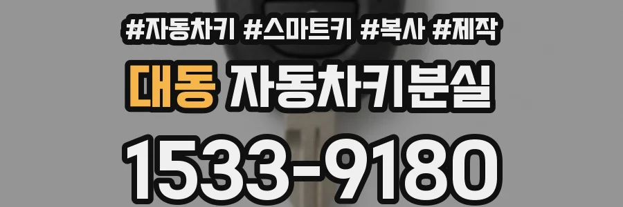 대동 자동차키분실