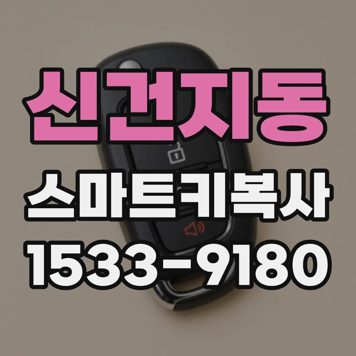 신건지동 스마트키복사