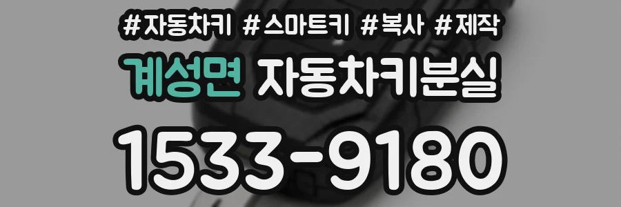 계성면 자동차키분실