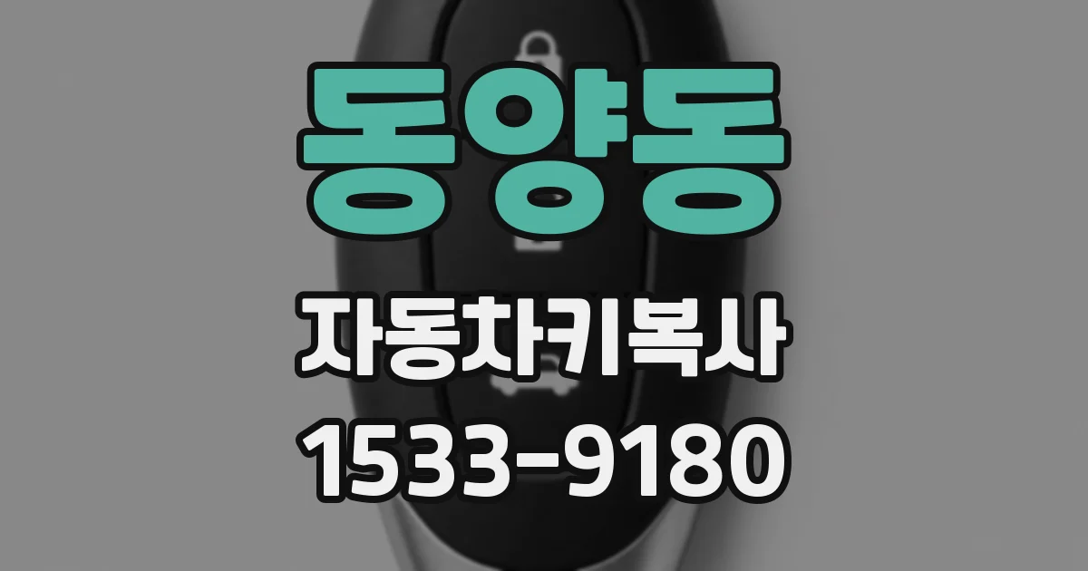 동양동 자동차키복사