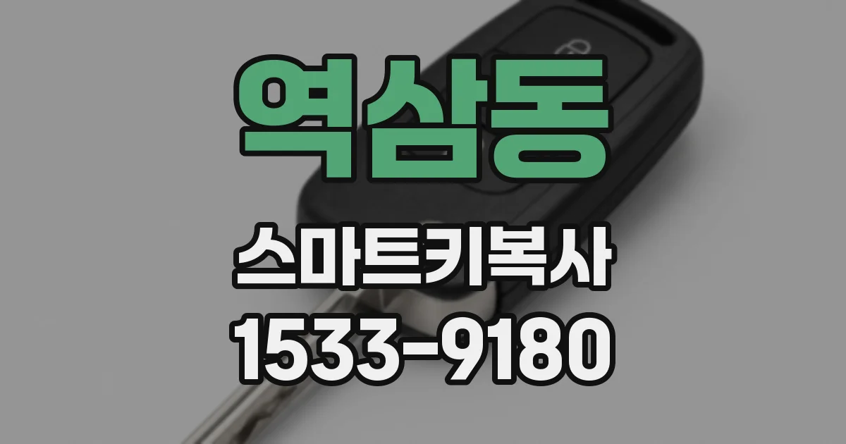 역삼동 스마트키복사