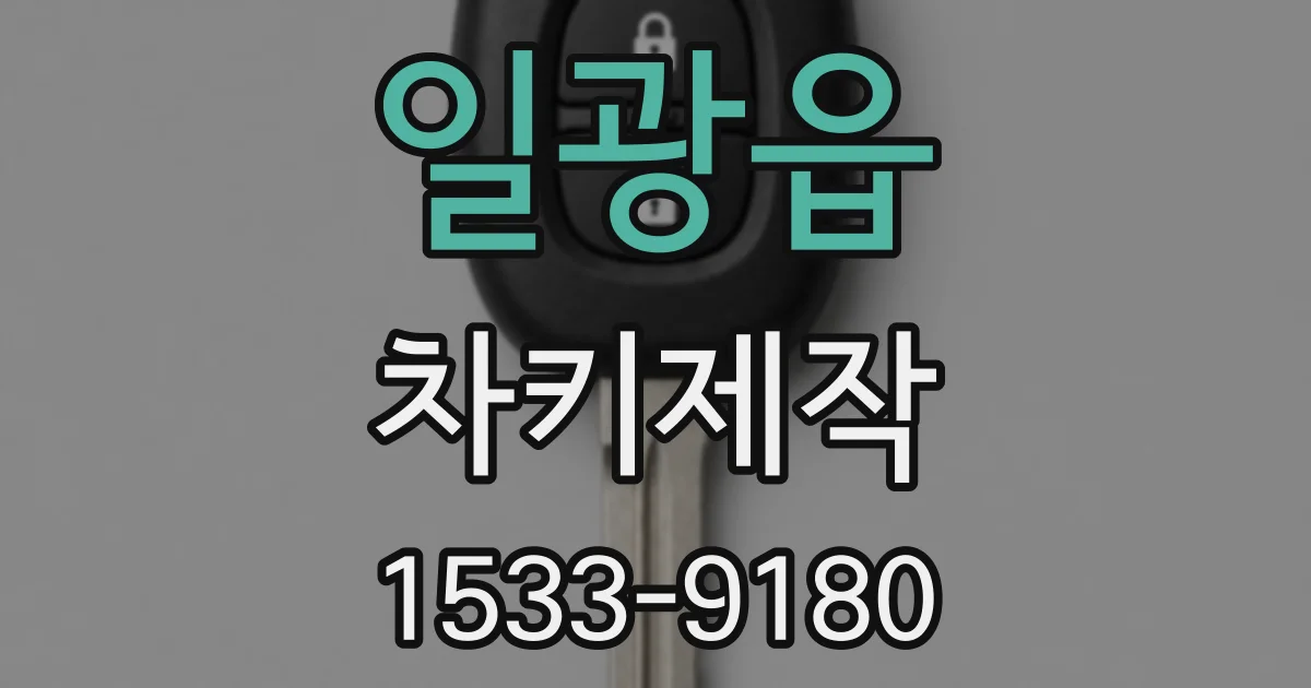 일광읍 차키제작