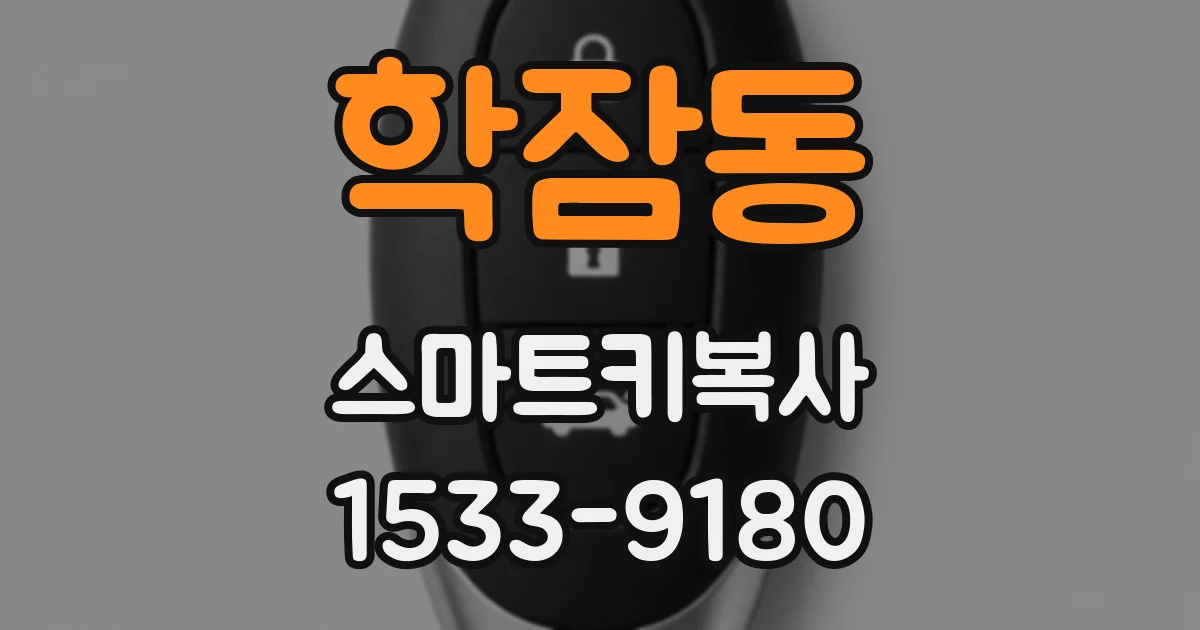 학잠동 스마트키복사
