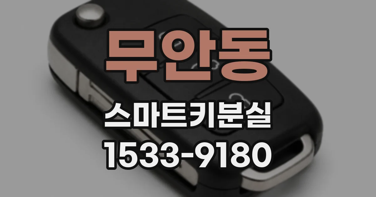 무안동 스마트키분실