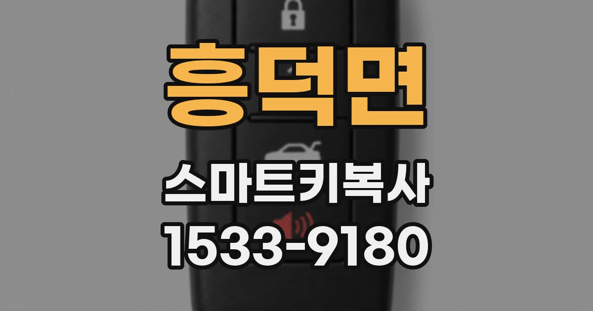 흥덕면 스마트키복사