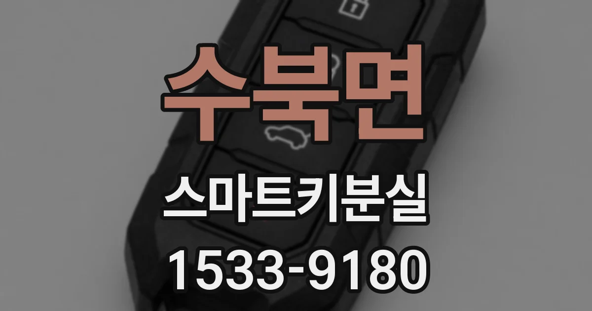 수북면 스마트키분실