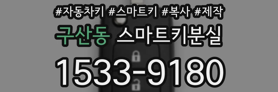 구산동 스마트키분실