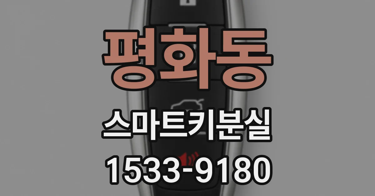 평화동 스마트키분실