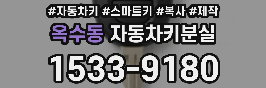 옥수동 자동차키분실