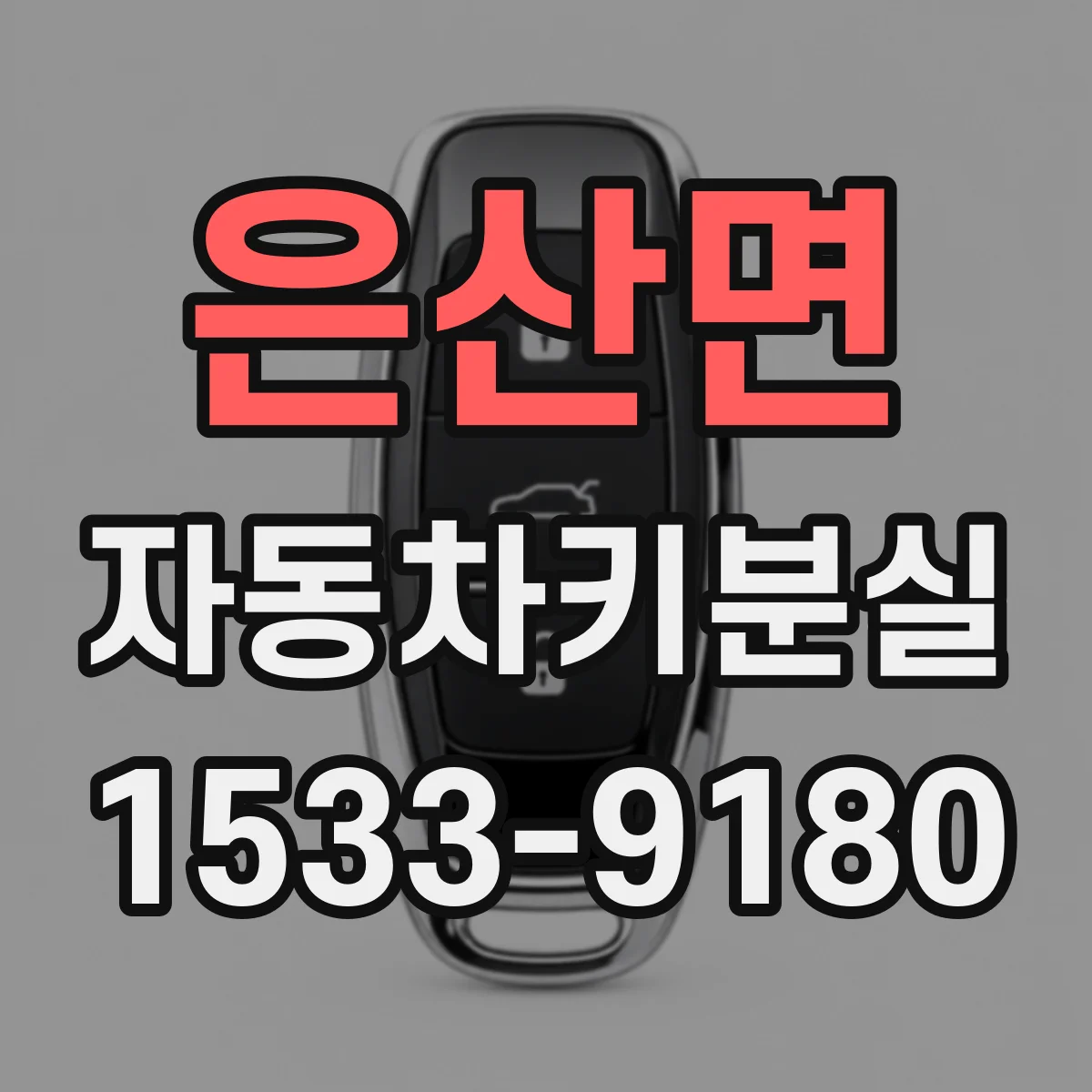 은산면 자동차키분실