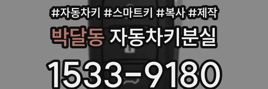 박달동 자동차키분실