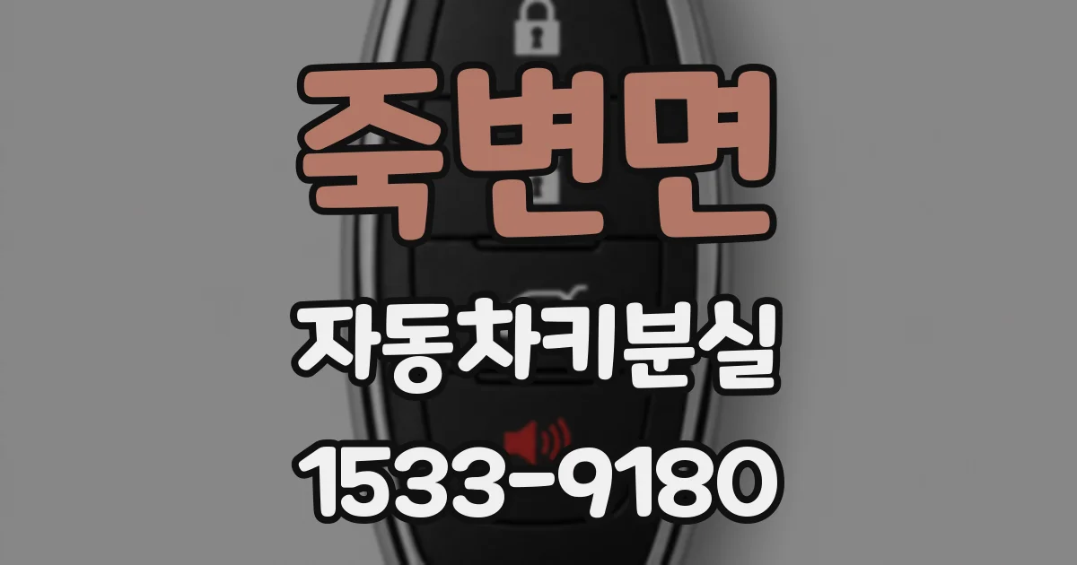 죽변면 자동차키분실