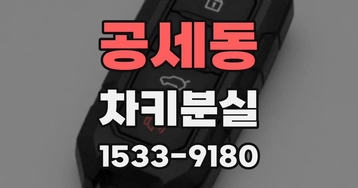 공세동 차키분실