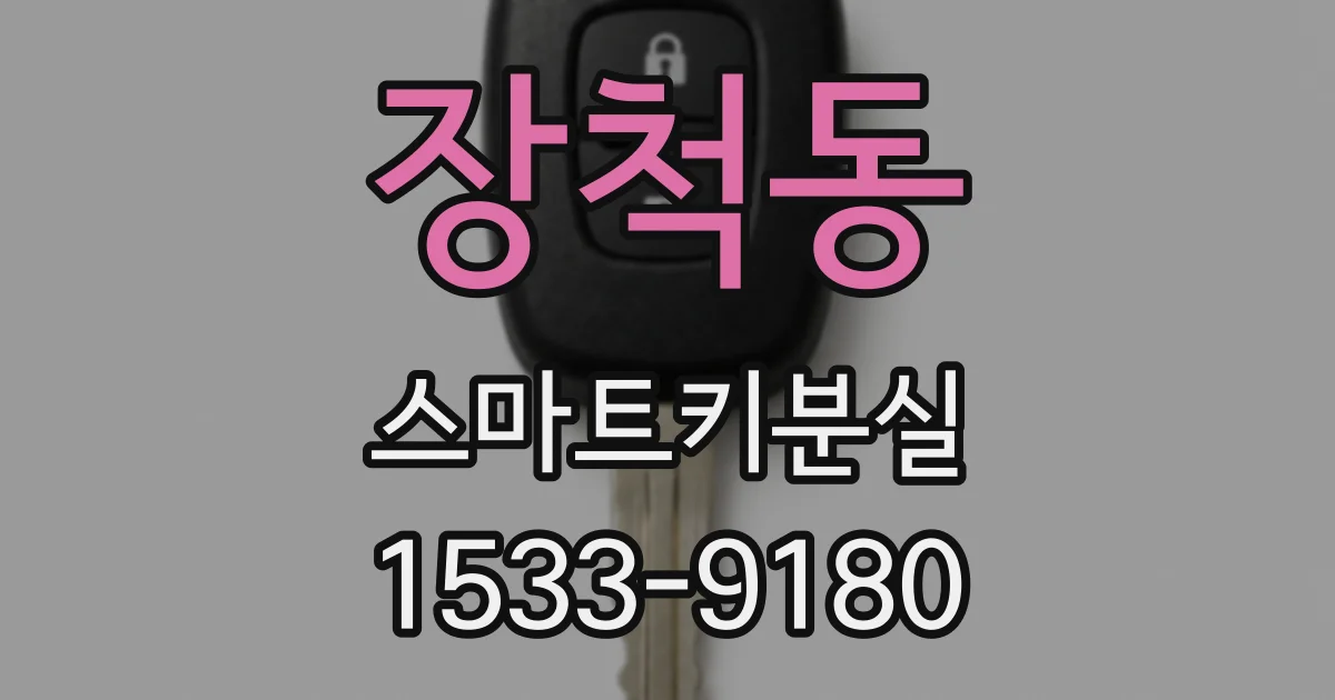 장척동 스마트키분실