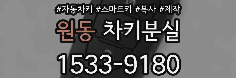 원동 차키분실