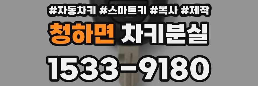 청하면 차키분실