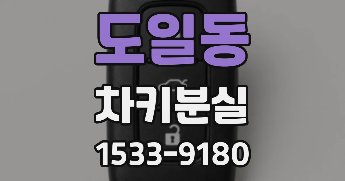 도일동 차키분실