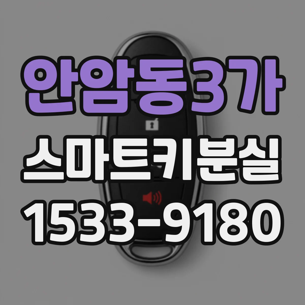 안암동3가 스마트키분실
