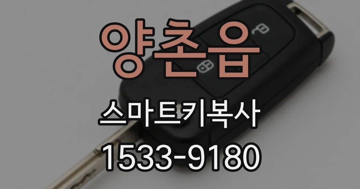 양촌읍 스마트키복사